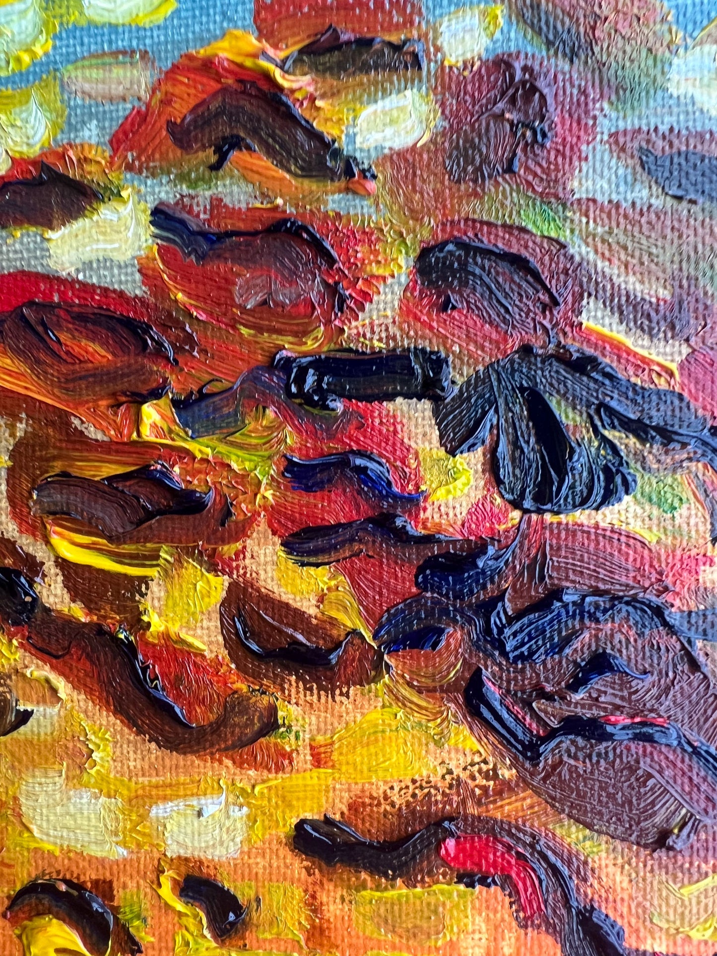 Whirling Cypress | Original Oil Painting